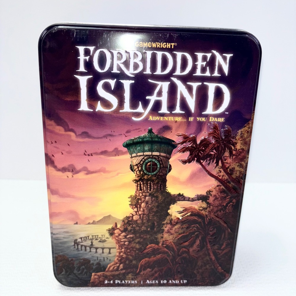 Forbidden Island Board Game NWOT Strategy Adventure Collector Tin 2-4 Player